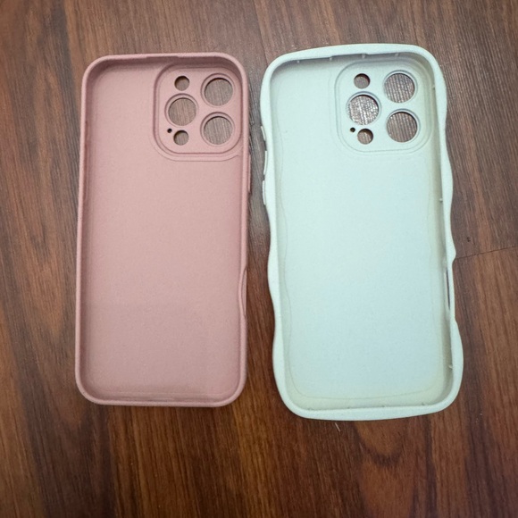 Pink and Cream Heart Phone Cases - Picture 4 of 6